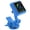 Blue, variant on Rupoun AT-102 White Guitar Clip-On Tuner USB Rechargeable Digital Chromatic Tuning Device for Ukulele Bass and Violin Professional Grade High Precision Acoustic String Tool