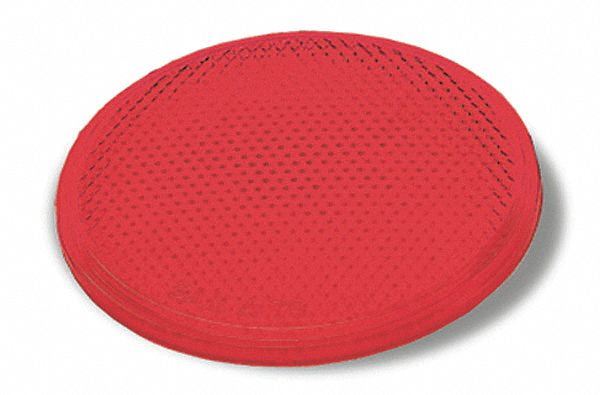 20 x RED Rear Self Adhesive Stick on 60mm Round Reflectors 