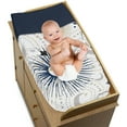 thumbnail image 2 of Sweet Jojo Designs Celestial Blue Gold and Grey Changing Pad Cover, 2 of 6