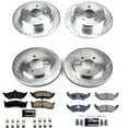 thumbnail image 3 of PowerStop Front and Rear Z23 Evolution Sport Carbon-Fiber Ceramic Brake Pad and Drilled & Slotted Rotor Kit Fits: CHRYSLER DODGE PLYMOUTH Select Models K4394, 3 of 10