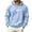 01 Light Blue, variant on Sweatshirt for Men Hoodie Pullover Fall Tops Long Sleeve Printed Casual Sports Athletic Shirt Dad Gifts