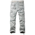 thumbnail image 3 of Los pantalones cargo combinan con la ropa de trabajo casual para hombre, al aire libre, gris, 3 of 5
