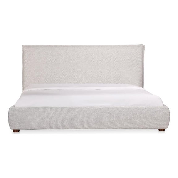 Moe's Home Collection Luzon Bed Fabric Gray