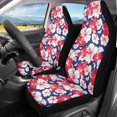 thumbnail image 2 of POLERO Hibiscus Flowers Front Seat Cover for SUV, Two Front Only Decorative Automotive Front Seat Covers Removable Breathable Vehicle Seat Covers, 2 of 9