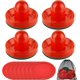 thumbnail image 1 of KAIYANG Amplificador de bateo para mesa de hockey sobre hielo para mesa de juego (4 manijas de empuje, 8 discos) (rojo), 1 of 5