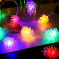 ZROBM 2 Modes Outdoor Christmas Lights near Me, 20ft LED Colours