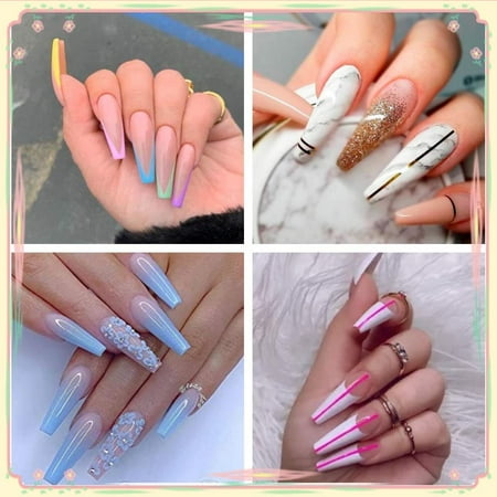 Fake Nail Coffin Shape Long 500pcs Clear Tips For Acrylic Nails French Lady 10 Sizes Half Cover False Nail Art Tips Artificial For Diy Nail Salon Walmart Canada Fake Nail Coffin Shape Long 500pcs Clear Tips For Acrylic Nails French Lady 10 Sizes Half Cover False Nail Art Tips Artificial For Diy Nail Salon Walmart Canada