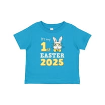 Inktastic It's My 1st Easter 2025 Boys or Girls Baby T-Shirt
