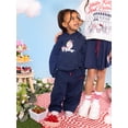 thumbnail image 2 of Wonder Nation x Hello Kitty Toddler Girls Graphic Sweatpants with Embroidery, Sizes 12M-5T, 2 of 6
