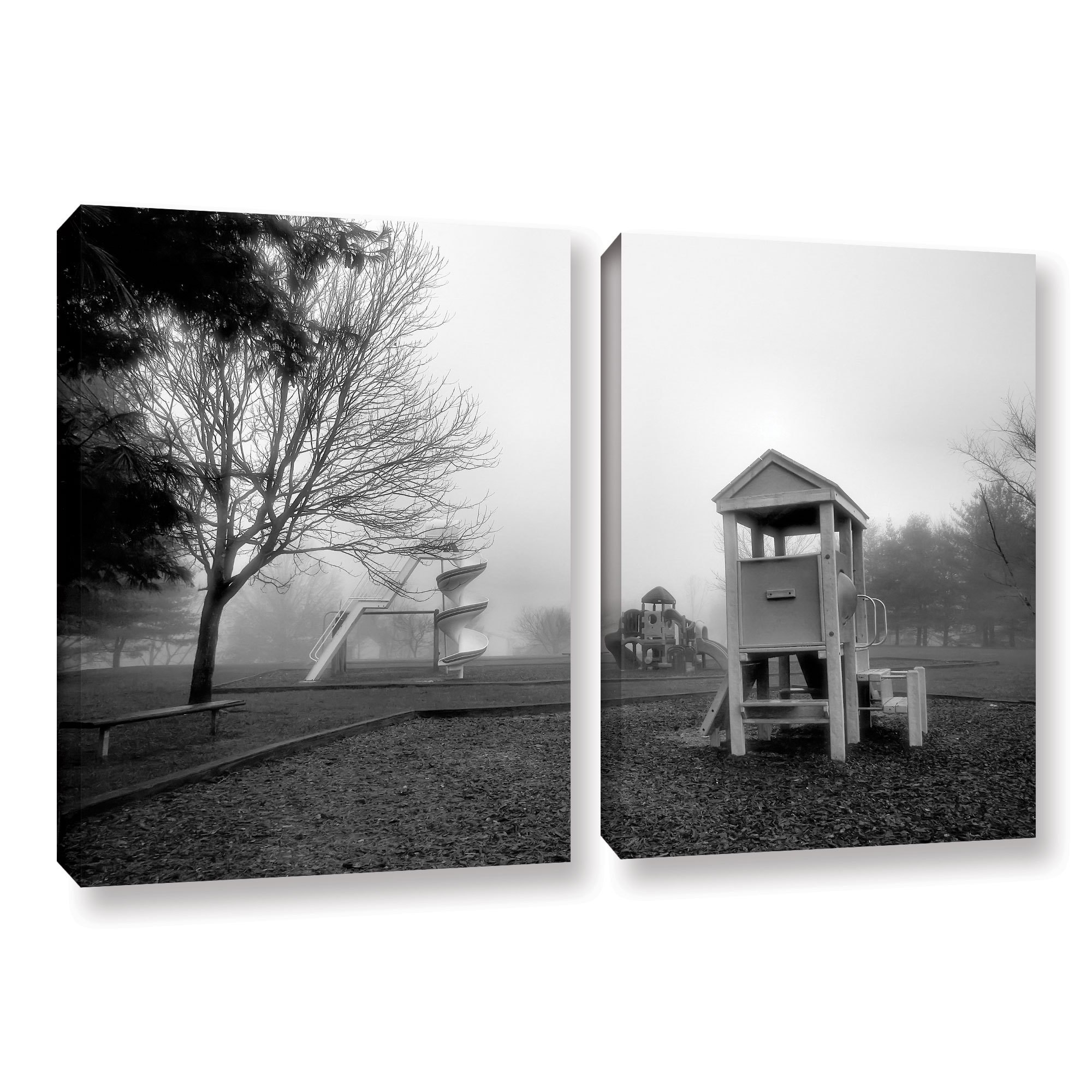 ArtWall Steve Ainsworth "Where Have All the Children Gone" 2-Piece Gallery-Wrapped Canvas Set
