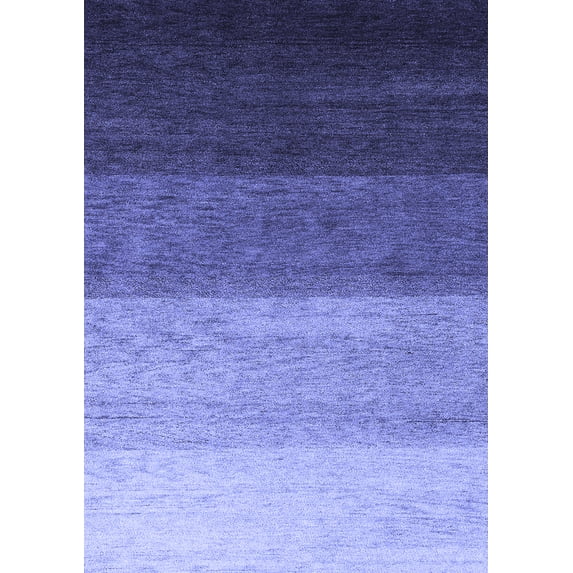 Ahgly Company Indoor Rectangle Abstract Blue Modern Area Rugs, 8' x 12'