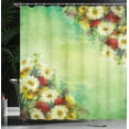 thumbnail image 4 of Ambesonne Floral Shower Curtain, Freshening Mother Earth, 69"Wx84"L, Multicolor, 4 of 5