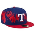 thumbnail image 3 of Men's New Era Royal/Red Texas Rangers Retro Pattern 59FIFTY Fitted Hat, 3 of 6