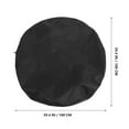 thumbnail image 4 of Shisuyan Fire Pit Table Cover Black 1 Piece 39.4x39.4in, 4 of 9