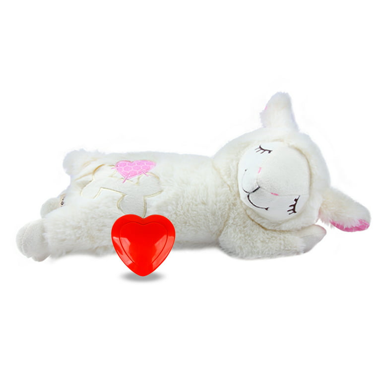 Afp All For Paws Little Buddy Puppy Dog Heart Beat Sheep Toy, Beige