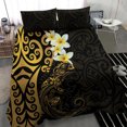 thumbnail image 3 of Nueva Zelanda Tuatara Plumeria Juego de cama Maori Oro Koru Tatuaje Tribal LT01, 3 of 6
