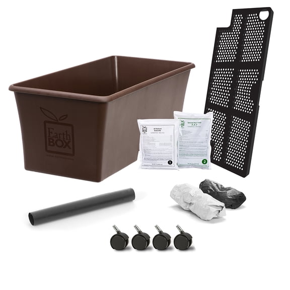 EarthBox Original Garden Kit with Standard 7-7-7 Fertilizer - Chocolate