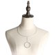 thumbnail image 2 of Collar gargantilla Con colgante redondo geométrico perfecl de moda para mujer plata, 2 of 8