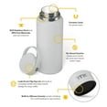 thumbnail image 3 of RTIC 32 oz Ceramic Lined Insulated Outback Water Bottle, Leak Resistant, Cool Grey, 3 of 7