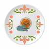 Hong Kong Shark's Fin Soup China Flower Ceramics Plate Tableware Dinner Dish