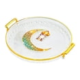 thumbnail image 3 of Bandeja de servicio redonda BLESIY frutero decoración de mesa plato de frutas bandeja de almacenamiento decorativa recipiente para servir para hoteles claro, 3 of 8