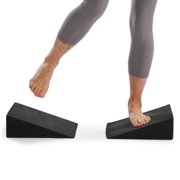 OPTP Slant (Pair) - Foam Wedge Incline Slant Boards - Stretching Equipment for Calf and Ankle Rehabilitation - Foot Wedges for Exercise, Achilles Tendonitis, Plantar Fasciitis, and Shin Splints