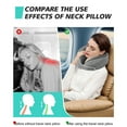 thumbnail image 6 of Nmdmisc Travel Neck Pillow Chin Support Pillow Adjustable Memory Foam Pillow for Home,Airplanes & Car,New Ergonomic Design Soft Best Full Neck Surround Pillow Sleep (Dark Gray), 6 of 6