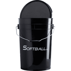 Softball.com Empty Softball Bucket with Padded