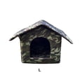 thumbnail image 3 of Guardoinrt Cat House Fine Stitching And Non-deforming No Loose Threads Colorfast And Soft Texture Waterproof Camouflage model L：45*43*40cm 1Set, 3 of 6