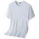 thumbnail image 3 of Ceisia Men's Slim Fit Short Sleeve Crew Neck Quick-Dry Athletic T-Shirt with Reflective Strips White XL Gifts, 3 of 8