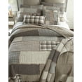 thumbnail image 6 of Donna Sharp Smoky Cobblestone Ragged Pieced Cotton Full/Queen Quilt, 6 of 7