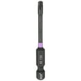 thumbnail image 1 of Uxcell T20 Torx Destornillador de Impacto Bit 1/4" Hexagonal 2.6" de Largo Magnético Sin Agujero, 1 of 7