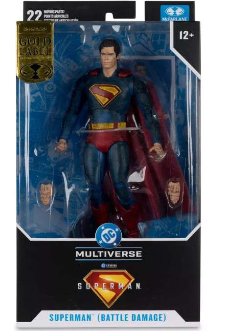 Action Figure Superman DC Multiverse (Action Comics) Gold Label McFarlane 18 Cm