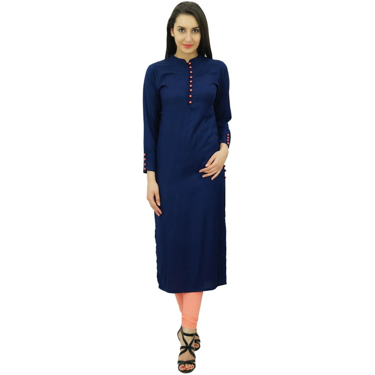Bimba 2 Pcs Designer Floral Long Shrug Jacket with Straight Kurti Designer Dress Walmart