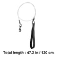 thumbnail image 2 of Miangastore Traction Leash Steel Wire 1Pc 47.2X1X0.2In For Outdoor Activities, 2 of 8