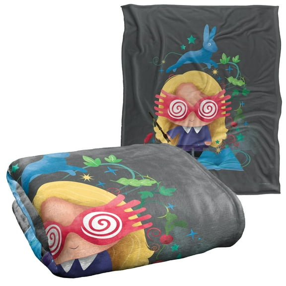 Harry Potter Luna Lovegood Chibi Officially Licensed Silky Touch Super Soft Throw Blanket 50' x 60'