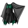 thumbnail image 3 of Meichang Renaissance Dress pour Femmes Costumes Corset Gothiques Robe Steampunk à Manches Papillon Robe de Cocktail Robe de Fête Robes de Cosplay Médiévales, 3 of 10