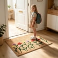 thumbnail image 6 of Beautynvta Doormat, Spring Decorations, Colorful Floral Welcome Mat, Non-Slip Front Door Entrance Rug for Patio Farmhouse Inddoor Outdoor Decor, 15.7x23.6 Inch, 6 of 8