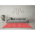 thumbnail image 3 of Ahgly Company Indoor Rectangle Abstract Red Modern Area Rugs, 3' x 5', 3 of 4