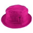 thumbnail image 2 of Gelante Bucket Hat 100% Cotton Packable Summer Travel Cap. Hot Pink-S/M, 2 of 3