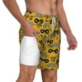 thumbnail image 2 of Balery Modern Truck Mens Swim Trunks Swim Shorts for Men Quick Dry Inseam Beach Shorts with Compression Liner Pocket-XX-Large, 2 of 9