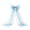 Light Blue, variant on VMWMSSR Extra Large Christmas Bow Topper With Long Streamers, Oversized Sheer Bow For Christmas Tree Top Wedding Party Stair Mantel Home Holiday Decor(Pink-78.74")