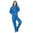 thumbnail image 4 of Footed Pajamas - Its A Snow Day Kids Hoodie Fleece One Piece - Kids - Small (Fits 4'2 - 4'5"), 4 of 6