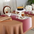thumbnail image 6 of Table Runner 90 Inches Long for Kitchen Dining, Red Beige Ombre Dresser Scarf Farmhouse, Dining Table Decorations for Wedding/Parties, Abstract Modern Art Gradient 13 x 90 In, 6 of 9