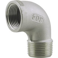 Boshart Pipe Fitting Elbow Street 90 Degree - Stainless Steel, 1 In. FIP
