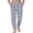 White, variant on Mens Pajama Pants Soft Loose Fit Casual Plaid Drawstring Long Pants Pj Bottoms Drawstring Pjs Pants