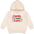 thumbnail image 2 of Inktastic Christmas Candy Cane Cutie with Candy Canes Toddler Hoodie, 2 of 4