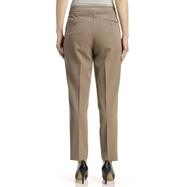 Zac & Rachel Women's Pull-on Ankle Pants with Band