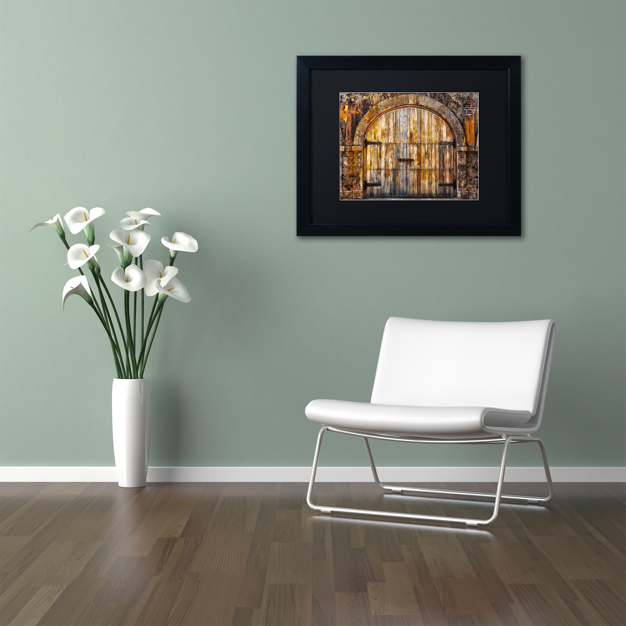 Trademark Fine Art "Castillo de San Felipe del Morro 16" Canvas Art by CATeyes, Black Matte, Black Frame