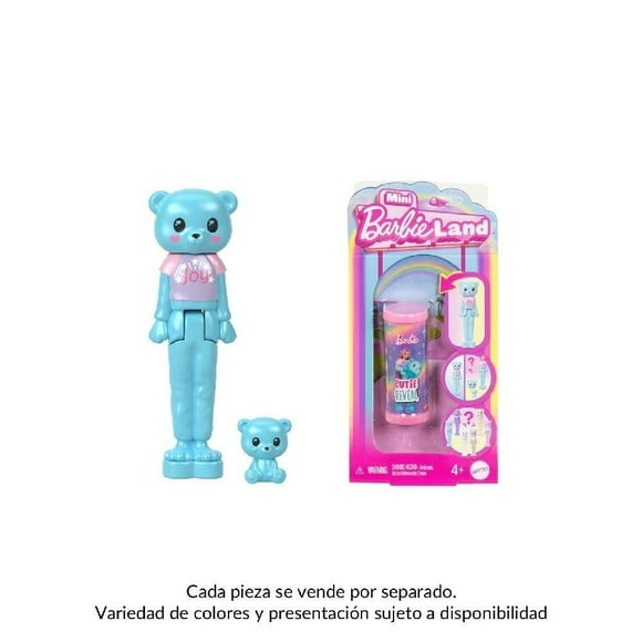 Muñeca Barbie Mini BarbieLand Cutie Reveal Empaque Sorpresa 1 Pieza